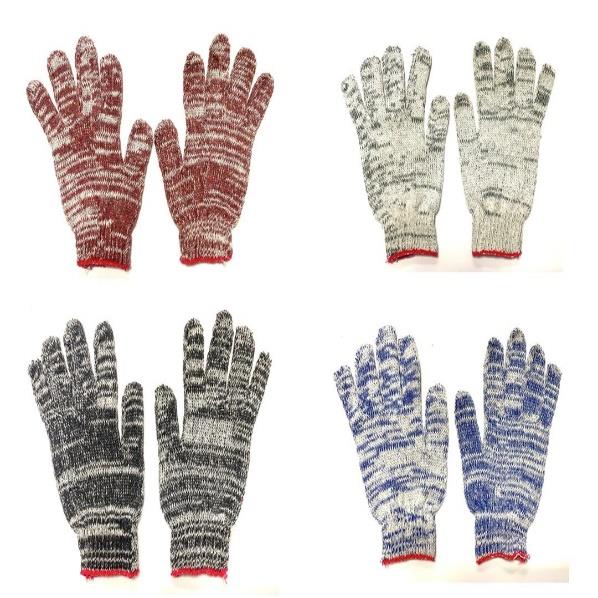 Industrial cotton work gloves